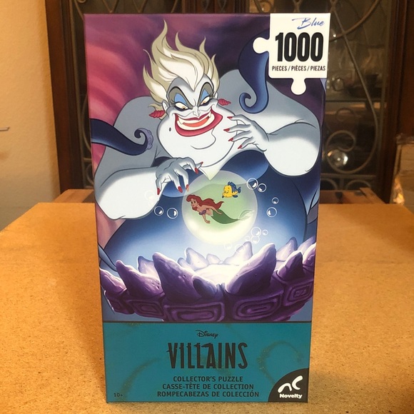 Disney Other - Disney Villains Puzzle with Ursula - Blue and Purple